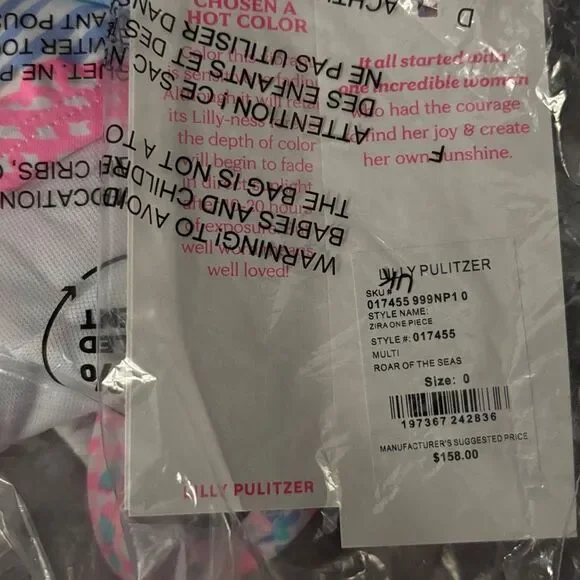 Lilly Pulitzer Zira One-Piece Swimsuit NWT - Picture 5 of 5